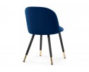 Стул на металлокаркасе Gabi dark blue / black / gold в Кургане