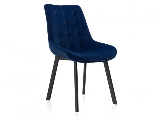 Стул на металлокаркасе Hagen dark blue в Кургане