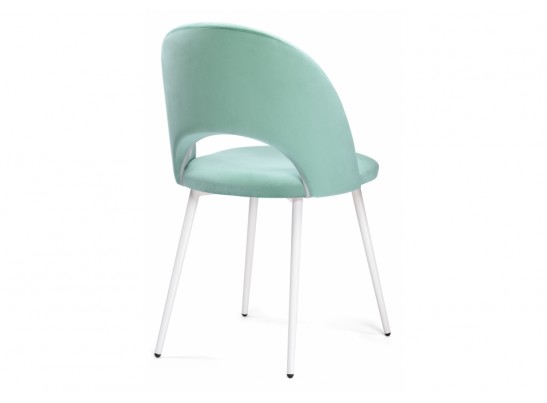 Стул на металлокаркасе Ирре confetti aquamarine / белый глянец в Кургане