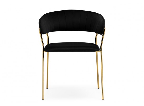 Стул на металлокаркасе Kamelia 1 black / gold в Кургане
