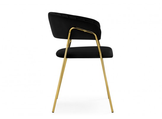 Стул на металлокаркасе Kamelia 1 black / gold в Кургане