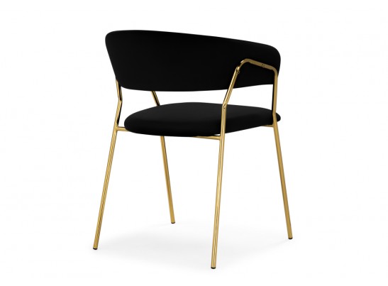 Стул на металлокаркасе Kamelia 1 black / gold в Кургане