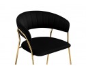 Стул на металлокаркасе Kamelia 1 black / gold в Кургане