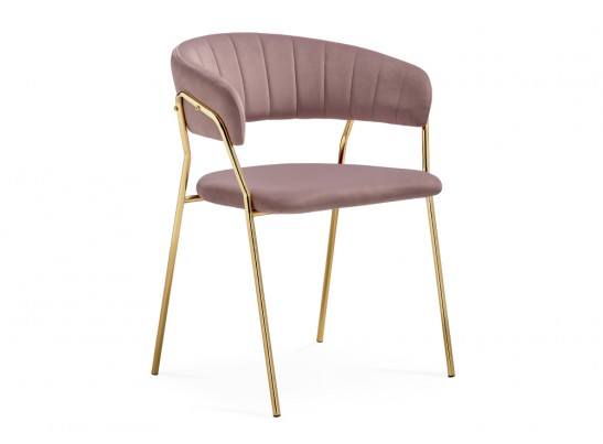 Стул на металлокаркасе Kamelia 1 light purple /gold в Кургане