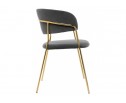 Стул на металлокаркасе Kamelia grey / gold в Кургане