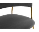 Стул на металлокаркасе Kamelia grey / gold в Кургане