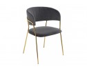 Стул на металлокаркасе Kamelia grey / gold в Кургане