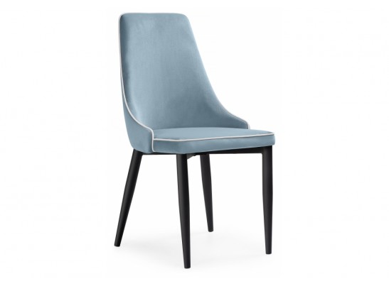 Стул на металлокаркасе Kora 1 light blue / white / black в Кургане
