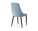 Стул на металлокаркасе Kora 1 light blue / white / black в Кургане