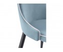 Стул на металлокаркасе Kora 1 light blue / white / black в Кургане