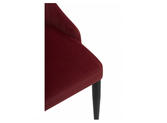 Стул на металлокаркасе Kora wine red / black в Кургане