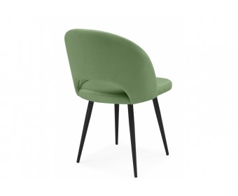 Стул на металлокаркасе Курбис фисташковый (zd 651) / черный