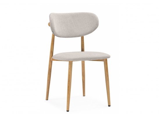 Стул на металлокаркасе Lisbon бежевый / цвет дерева в Кургане