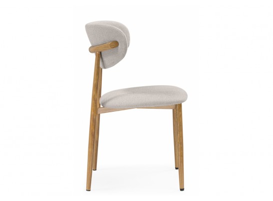 Стул на металлокаркасе Lisbon бежевый / цвет дерева в Кургане