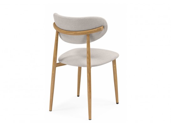 Стул на металлокаркасе Lisbon бежевый / цвет дерева в Кургане