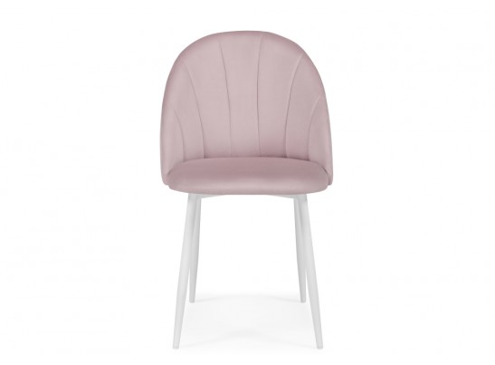 Стул на металлокаркасе Логан розовый / белый в Кургане