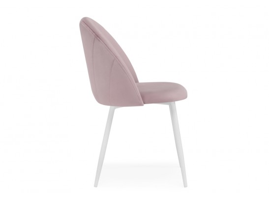 Стул на металлокаркасе Логан розовый / белый в Кургане