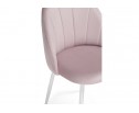 Стул на металлокаркасе Логан розовый / белый в Кургане