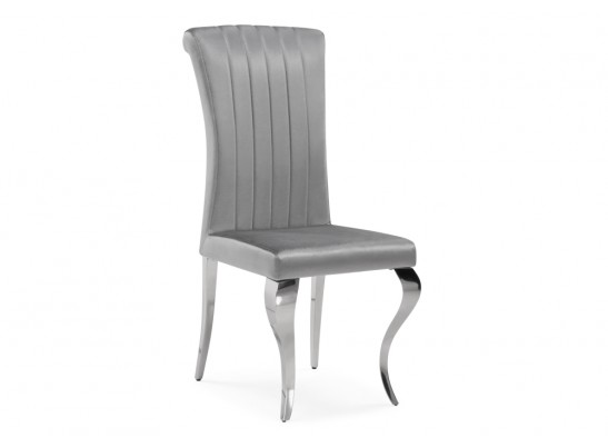 Стул на металлокаркасе Lund dark grey / steel в Кургане