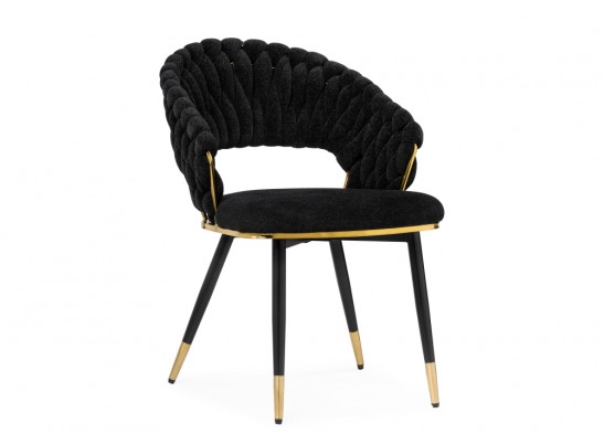 Стул на металлокаркасе Rakel black / gold в Кургане