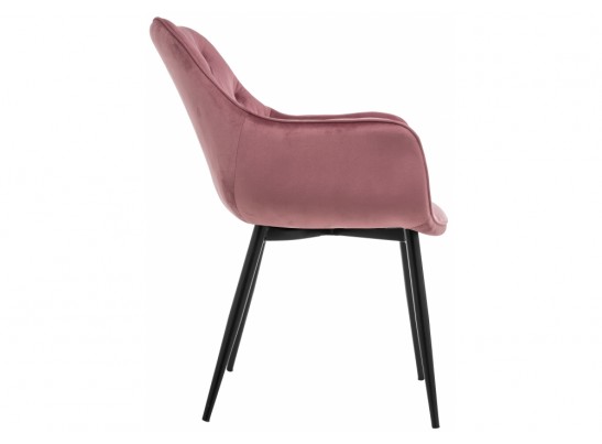 Стул на металлокаркасе Remo розовый в Кургане