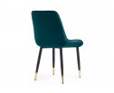 Стул на металлокаркасе Seda 1 green / gold / black в Кургане
