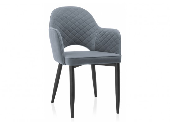 Стул на металлокаркасе Vener black / gray в Кургане