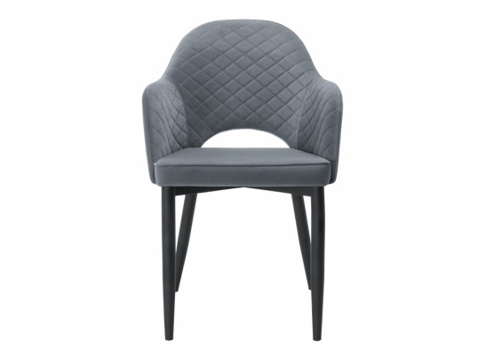 Стул на металлокаркасе Vener black / gray в Кургане