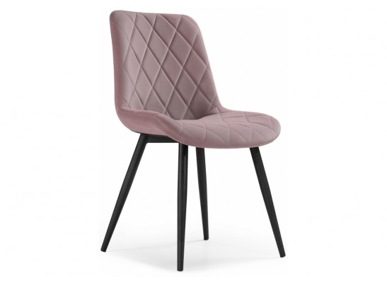 Стул на металлокаркасе Fox light purple / black в Кургане