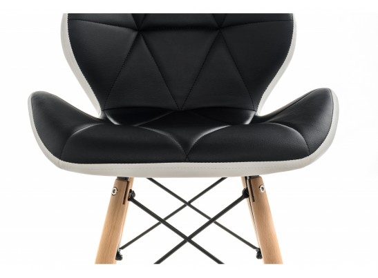 Стул PC-027 черный / белый в Кургане