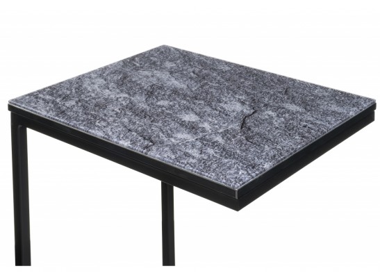 Журнальный столик Геркулес серый мрамор в Кургане