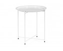 Журнальный столик-поднос Tray 47х51 white в Кургане