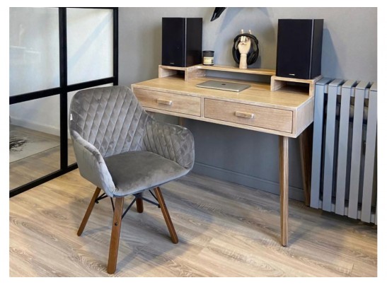 Кресло SHT-ST38/S70 угольно-серый / темный орех / черный в Кургане