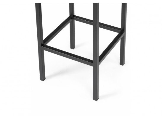 Барный стул Лофт микровелюр катания изумруд / черный матовый в Кургане