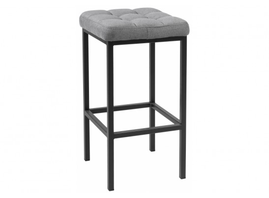 Барный стул Лофт ткань канди грей / черный матовый в Кургане