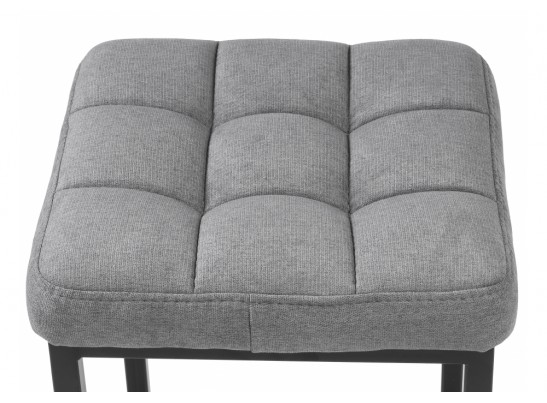 Барный стул Лофт ткань канди грей / черный матовый в Кургане