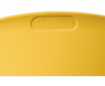 Барный стул SHT-ST19/S29 желтый / черный муар