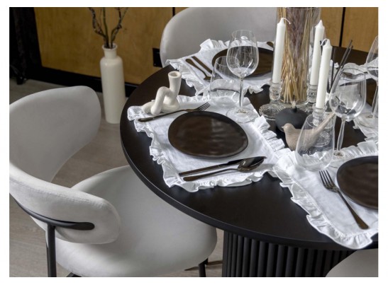 Деревянный стол Барел 89 черный / черный в Кургане