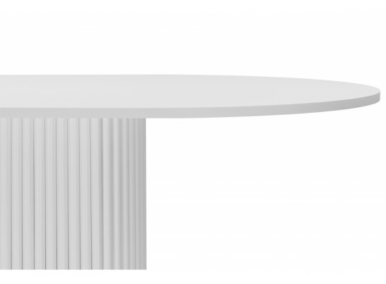 Деревянный стол Барон О 180 х 90 белая пленка шагрень / белый в Кургане