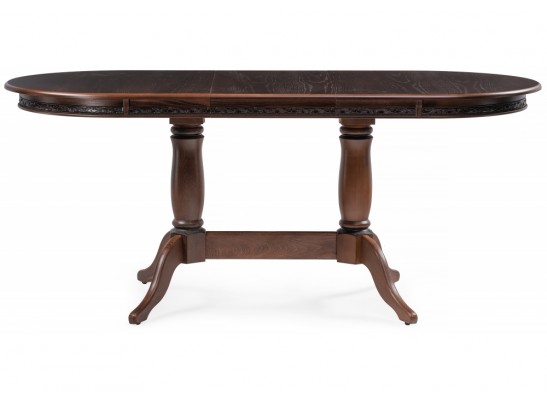 Деревянный стол Джил 140(180)х80х78 орех / коричневая патина в Кургане