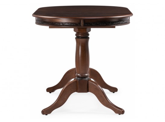 Деревянный стол Джил 140(180)х80х78 орех / коричневая патина в Кургане