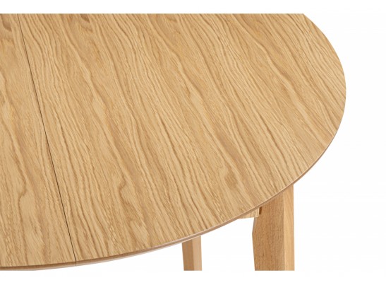 Деревянный стол Форли 100(130)x100 светлое дерево в Кургане