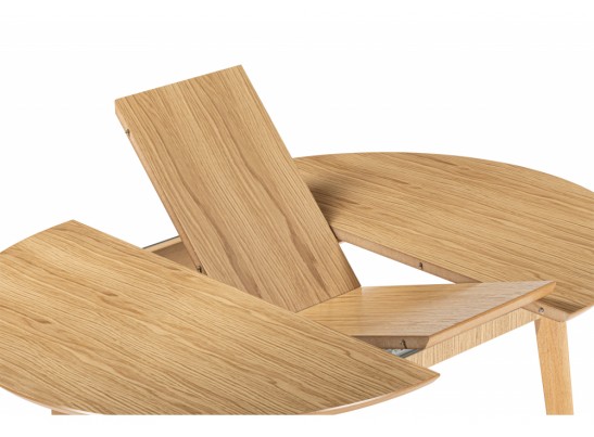 Деревянный стол Форли 100(130)x100 светлое дерево в Кургане