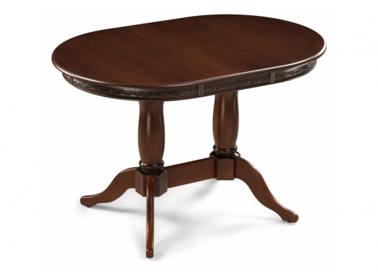 Деревянный стол Кантри 120 овальный орех / коричневая патина в Кургане