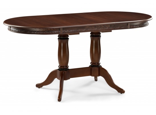 Деревянный стол Кантри 120 овальный орех / коричневая патина в Кургане