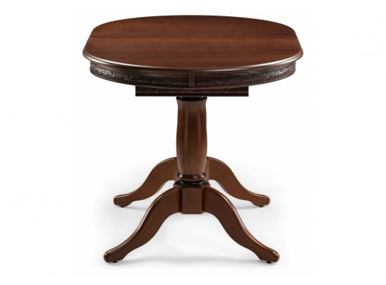 Деревянный стол Кантри 120 овальный орех / коричневая патина в Кургане