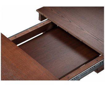 Деревянный стол Кантри 120 овальный орех / коричневая патина