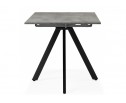Деревянный стол Райн 116(160)x77 раздвижной цемент / черный в Кургане