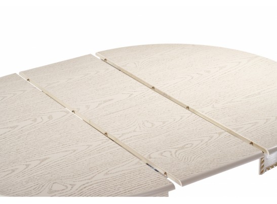 Деревянный стол Павия 100 крем / золотая патина в Кургане