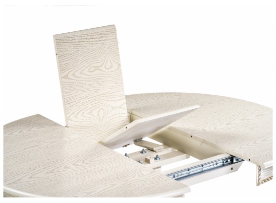 Деревянный стол Павия 100 крем / золотая патина в Кургане